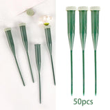 Maxbell 50 Pieces Flower Water Tubes Florist Supplies Nutrient Tube for Fresh Floral 14.5cmx2cmx2cm