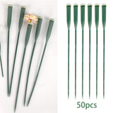 Maxbell 50 Pieces Flower Water Tubes Florist Supplies Nutrient Tube for Fresh Floral 30cmx2cmx2cm