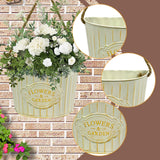 Maxbell Hanging Planter Indoor Wall Flower Pot for Yard Housewarming Gift Home Decor milky
