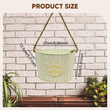 Maxbell Hanging Planter Indoor Wall Flower Pot for Yard Housewarming Gift Home Decor milky
