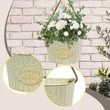 Maxbell Hanging Planter Indoor Wall Flower Pot for Yard Housewarming Gift Home Decor milky