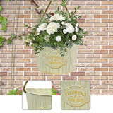 Maxbell Hanging Planter Indoor Wall Flower Pot for Yard Housewarming Gift Home Decor milky
