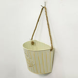 Maxbell Hanging Planter Indoor Wall Flower Pot for Yard Housewarming Gift Home Decor milky