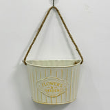 Maxbell Hanging Planter Indoor Wall Flower Pot for Yard Housewarming Gift Home Decor milky