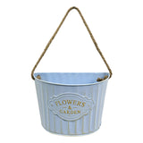 Maxbell Hanging Planter Indoor Wall Flower Pot for Yard Housewarming Gift Home Decor blue