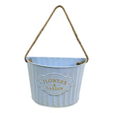 Maxbell Hanging Planter Indoor Wall Flower Pot for Yard Housewarming Gift Home Decor blue
