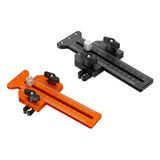 Maxbell Thin Jig Table Saw Jig Guide A Way Roller Fit U Shape and T Slot Black