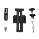 Maxbell Thin Jig Table Saw Jig Guide A Way Roller Fit U Shape and T Slot Black