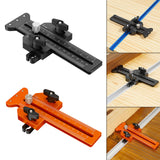 Maxbell Thin Jig Table Saw Jig Guide A Way Roller Fit U Shape and T Slot Black
