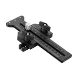 Maxbell Thin Jig Table Saw Jig Guide A Way Roller Fit U Shape and T Slot Black