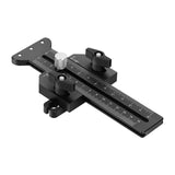 Maxbell Thin Jig Table Saw Jig Guide A Way Roller Fit U Shape and T Slot Black