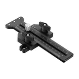 Maxbell Thin Jig Table Saw Jig Guide A Way Roller Fit U Shape and T Slot Black