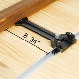 Maxbell Thin Jig Table Saw Jig Guide A Way Roller Fit U Shape and T Slot Black