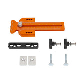 Maxbell Thin Jig Table Saw Jig Guide A Way Roller Fit U Shape and T Slot Orange