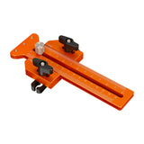 Maxbell Thin Jig Table Saw Jig Guide A Way Roller Fit U Shape and T Slot Orange