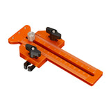 Maxbell Thin Jig Table Saw Jig Guide A Way Roller Fit U Shape and T Slot Orange