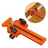 Maxbell Thin Jig Table Saw Jig Guide A Way Roller Fit U Shape and T Slot Orange