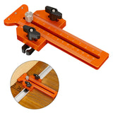 Maxbell Thin Jig Table Saw Jig Guide A Way Roller Fit U Shape and T Slot Orange