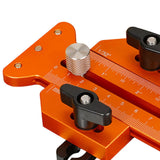 Maxbell Thin Jig Table Saw Jig Guide A Way Roller Fit U Shape and T Slot Orange