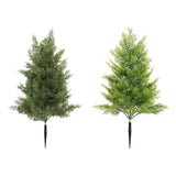 Maxbell 20inch Xmas Artificial Pine Tree with Spike for Outdoor Accessories Lifelike Green