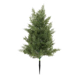 Maxbell 20inch Xmas Artificial Pine Tree with Spike for Outdoor Accessories Lifelike Green