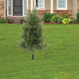 Maxbell 20inch Xmas Artificial Pine Tree with Spike for Outdoor Accessories Lifelike Green