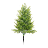 Maxbell 20inch Xmas Artificial Pine Tree with Spike for Outdoor Accessories Lifelike Yellow Green