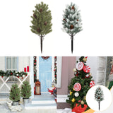 Maxbell Artificial Christmas Tree Branch Topiary for Backyard Outside Indoor/Outdoor Green