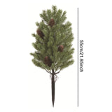 Maxbell Artificial Christmas Tree Branch Topiary for Backyard Outside Indoor/Outdoor Green