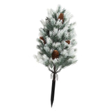 Maxbell Artificial Christmas Tree Branch Topiary for Backyard Outside Indoor/Outdoor White