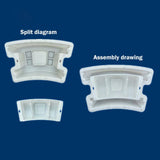 Maxbell Concrete Mould Well Maker Lightweight Decorative DIY for Garden Lawn Walkway Inner diameter 60cm