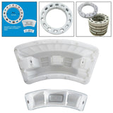 Maxbell Concrete Mould Well Maker Lightweight Decorative DIY for Garden Lawn Walkway Inner diameter 80cm