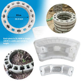 Maxbell Concrete Mould Well Maker Lightweight Decorative DIY for Garden Lawn Walkway Inner diameter 80cm