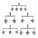 Maxbell Garden Hoe Triangle Head Transplanting Cutting Farming Loosening Garden Tool 30cm Double Head