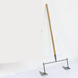 Maxbell Garden Hoe Triangle Head Transplanting Cutting Farming Loosening Garden Tool 30cm Double Head