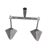 Maxbell Garden Hoe Triangle Head Transplanting Cutting Farming Loosening Garden Tool 30cm Double Head