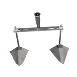Maxbell Garden Hoe Triangle Head Transplanting Cutting Farming Loosening Garden Tool 30cm Double Head