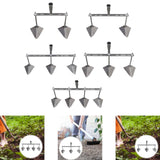 Maxbell Garden Hoe Triangle Head Transplanting Cutting Farming Loosening Garden Tool 30cm Double Head
