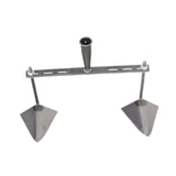 Maxbell Garden Hoe Triangle Head Transplanting Cutting Farming Loosening Garden Tool 40cm Double Head