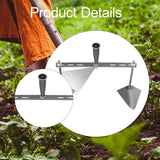 Maxbell Garden Hoe Triangle Head Transplanting Cutting Farming Loosening Garden Tool 40cm Double Head