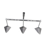 Maxbell Garden Hoe Triangle Head Transplanting Cutting Farming Loosening Garden Tool 60cm Three Head