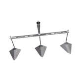 Maxbell Garden Hoe Triangle Head Transplanting Cutting Farming Loosening Garden Tool 60cm Three Head