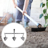Maxbell Garden Hoe Triangle Head Transplanting Cutting Farming Loosening Garden Tool 60cm Three Head