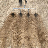 Maxbell Garden Hoe Triangle Head Transplanting Cutting Farming Loosening Garden Tool 60cm Four Head