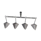 Maxbell Garden Hoe Triangle Head Transplanting Cutting Farming Loosening Garden Tool 60cm Four Head