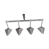 Maxbell Garden Hoe Triangle Head Transplanting Cutting Farming Loosening Garden Tool 60cm Four Head