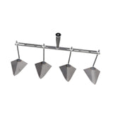 Maxbell Garden Hoe Triangle Head Transplanting Cutting Farming Loosening Garden Tool 60cm Four Head
