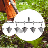 Maxbell Garden Hoe Triangle Head Transplanting Cutting Farming Loosening Garden Tool 60cm Four Head