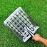 Maxbell Sifting Shovel Steel Professional Easy to Clean Portable Leaking Soil Shovel Upgraded round hole