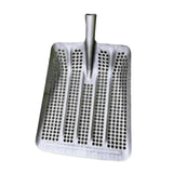 Maxbell Sifting Shovel Steel Professional Easy to Clean Portable Leaking Soil Shovel Upgraded round hole